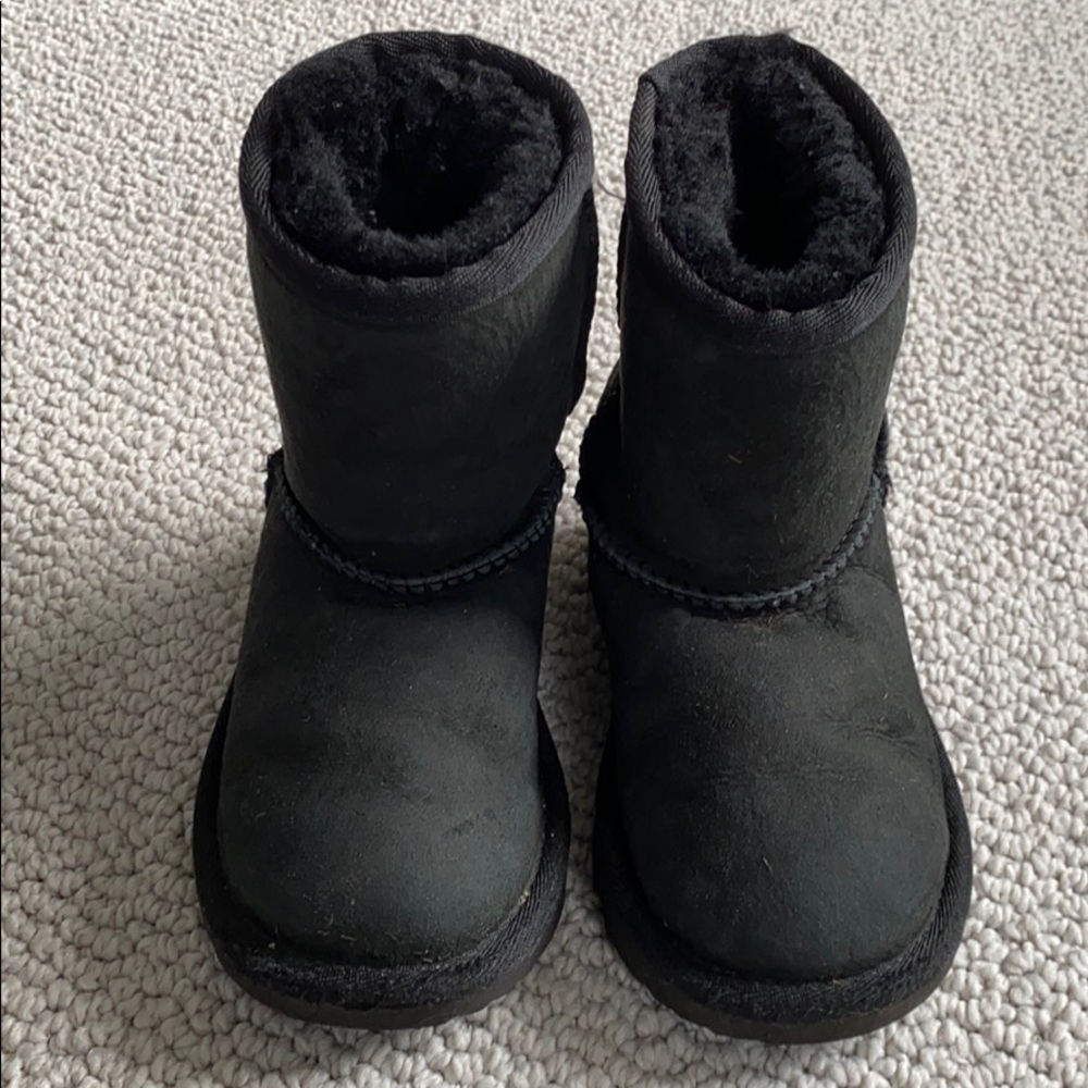 Toddler Classic Black UGG Boots